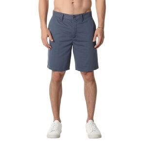 VOLCOM Chino Shorts‎ Mens Size 28 Blue Flat Front Recycled Blend Skate Casual